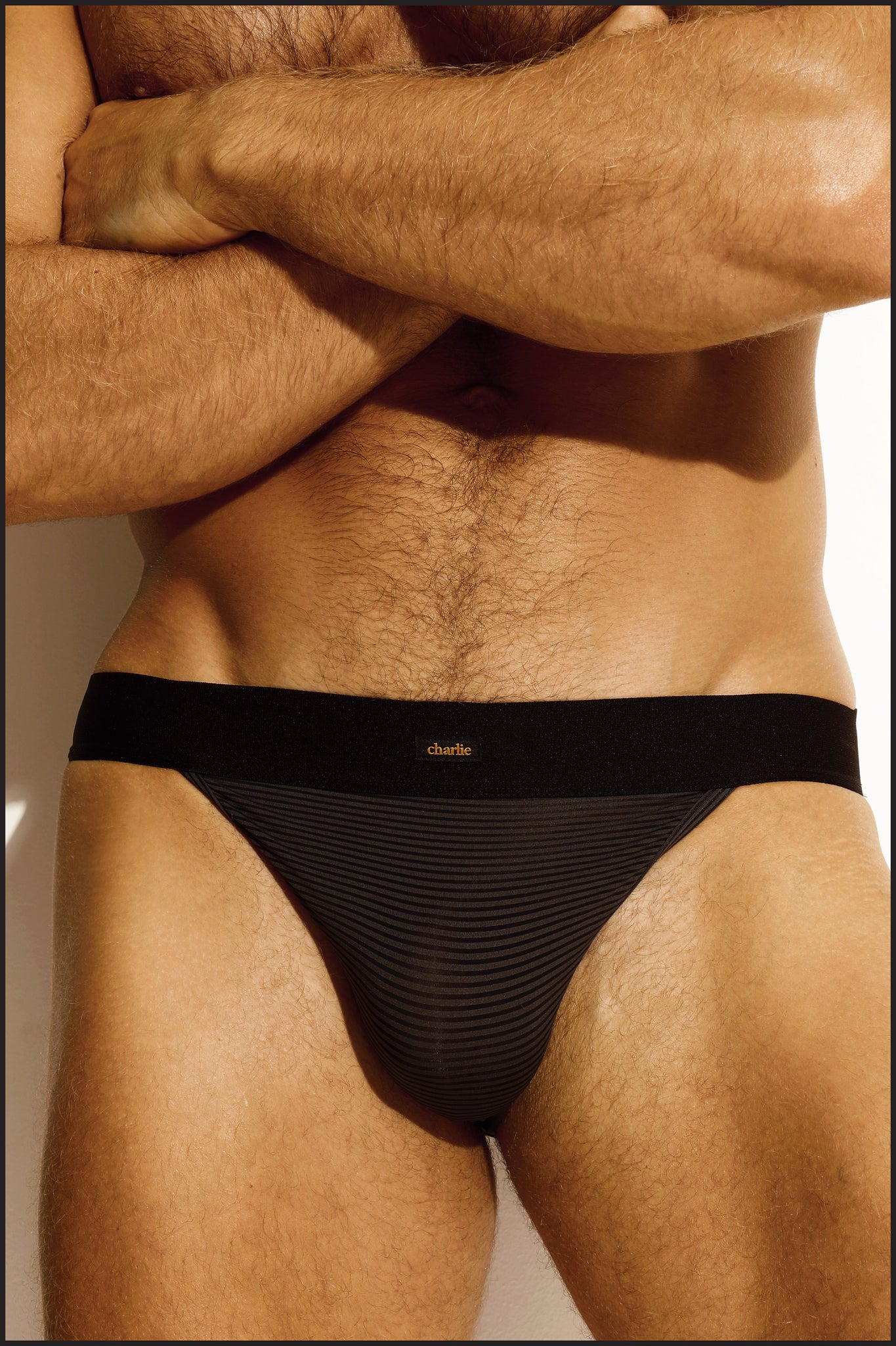 Classic Jockstrap - NOIR STRIPE