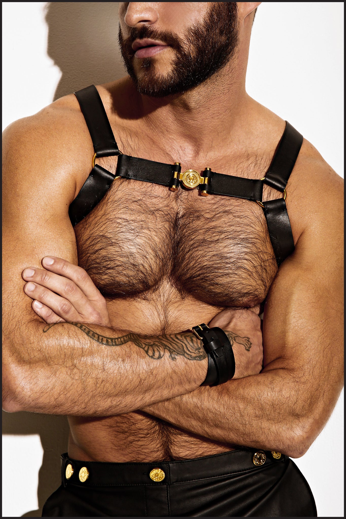 Charlie by matthew zink mens leather  leather chest harness – Charlie By  Matthew Zink